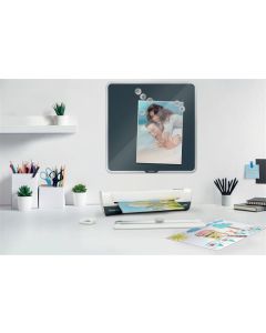 Laminovací stroj "iLam Home 4-in-1", bílá / šedá, A4, 80-125 mikronů, sada, LEITZ 74340001