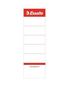 Štítky pro pákové pořadače, oboustranné, bílá, 50x158 mm, ESSELTE