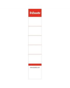 Štítky pro pákové pořadače, oboustranné, bílá, 30x158 mm, ESSELTE
