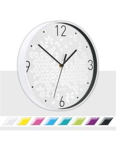 Nástěnné hodiny "Wow", bílá, 29 cm, LEITZ