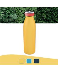 Termo láhev "Cosy", matně žlutá, kovová, 500 ml, LEITZ