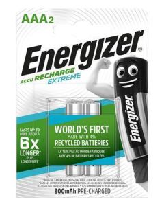 Nabíjecí baterie, AAA (mikrotužková), 2x800 mAh, přednabité, ENERGIZER