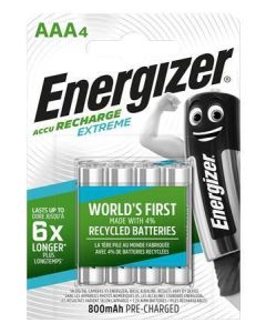 Nabíjecí baterie, AAA (mikrotužková), 4x800 mAh, přednabité, ENERGIZER