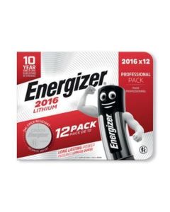 Knoflíková baterie, CR2016, 12 ks, ENERGIZER 7638900453850