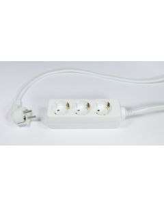 Prodlužovací kabel, 3 zásuvky, 1,5 m