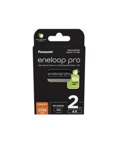 Dobíjecí baterie "Eneloop Pro", AA, 2 x 2500 mAh Ni-MH, PANASONIC