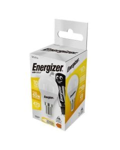 LED žárovka, E14, globe, 4,9W (40W), 470lm, 3000K, ENERGIZER