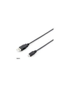 USB kabel 2.0, USB-A/USB MicroB, 1,8m, EQUIP 128523