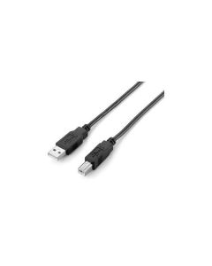 USB kabel 2.0 pro tiskárnu, USB-A / USB-B, 1 m, EQUIP 128863