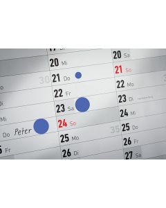 Avery Zweckform etikety 19mm, tmavě modré, 250 etiket, značkovací, 3857, pro ruční popis