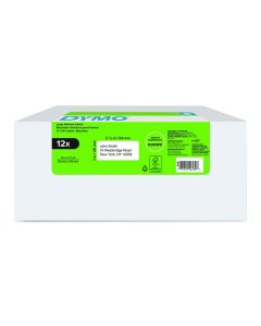 Dymo papírové štítky 54mm x 25mm, bílé, pro zpáteční adresu, 12 x 500 ks, 2177563