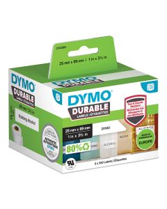 Dymo polypropylenové štítky 89mm x 25mm, bílé, multifunkční, 2x350 ks, 2112285