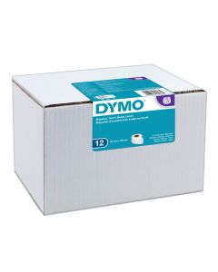 Dymo papírové štítky 101mm x 54mm, bílé, pro přepravu, 12 x 220 ks, S0722420, 12 rolí v balení, cena za balení