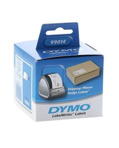 Dymo papírové štítky 101mm x 54mm, bílé, pro přepravu, 220 ks, 99014, S0722430