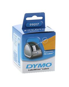 Dymo papírové štítky 50mm x 12mm, bílé, na závěsné pořadače, 220 ks, 99017, S0722460