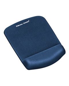 Podložka pod myš a zápěstí Fellowes PlushTouch modrá