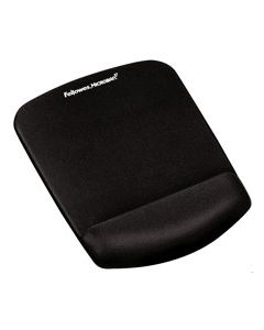 Podložka pod myš a zápěstí Fellowes PlushTouch černá