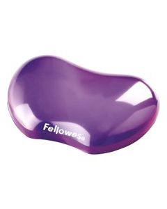 Podložka pod zápěstí Fellowes CRYSTAL gelová fialová
