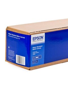 Epson 610/12.2/WaterResistant Matte Canvas Roll, matný, 24", C13S042014, 375 g/m2, papír, 610mmx12.2m, bílý, pro inkoustové tiskár