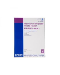 Epson Premium Semigloss Photo Paper, C13S042093, foto papír, pololesklý, bílý, Stylus Photo 1270, 2000P, A2, 251 g/m2, 25 ks, inko