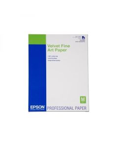 Epson Velvet Fine Art Paper, C13S042096, umělecký papír, sametový, bílý, A2, 260 g/m2, 25 ks, inkoustový