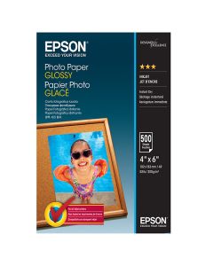 Epson Photo Paper, C13S042549, foto papír, lesklý, bílý, 10x15cm, 4x6", 200 g/m2, 500 ks, inkoustový