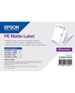 Epson etikety 203mm x 305mm, bílé, baleno po 500 ks, C33S045552, pro inkoustové tiskárny