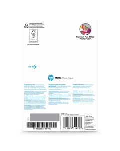 HP Matte FSC, 7HF70A, papír, matný, bílý, 180 g/m2, ks