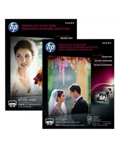 HP Premium Plus Glossy Photo Paper, CR672A, foto papír, lesklý, bílý, A4, 300 g/m2, 20 ks, inkoustový