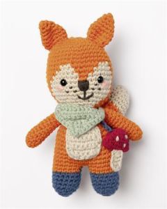 Sada na háčkování, liška, mini (nová edice), FOLIA 23924