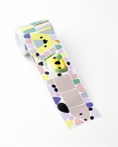 Samolepky "Mix + Match", zvířecí motivy, v roli, 820 ks, FOLIA 27401
