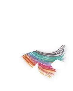 Bužírky Scoubidou "Glitter mix", 10 třpytivých barev, 100 cm, 50 ks, FOLIA 732050