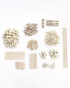 Creative craft set, wooden materials, FOLIA