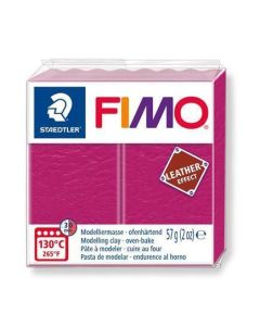 FIMO® "Leather Effect", červená bobule 57g