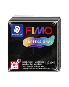 Modelovací hmota FIMO "Professional", černá, 57 g, FIMO 8040-9