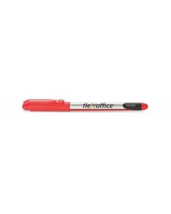 Liner "FL01", červená, 0,3 mm, 12 ks/balení, FLEXOFFICE FO-FL01RED