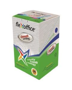Kuličkové pero "Jonat", červená, 0,25mm, stiskací mechanismus, FLEXOFFICE