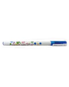 Kuličkové pero "Monstar", modrá, 0,3 mm, uzávěr, FLEXOFFICE FO-047