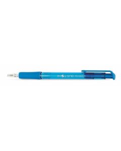 Kuličkové pero "EasyGrip", modrá, 0,4mm, stiskací mechanismus, FLEXOFFICE