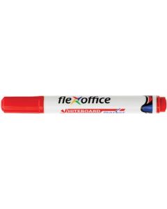 Popisovač na bílou tabuli "WB03", červená, 2,5 mm, kuželový hrot, FLEXOFFICE