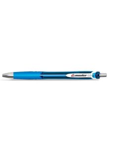Gelové pero "G.master", modrá, 0,5 mm, stiskací mechanismus, FLEXOFFICE