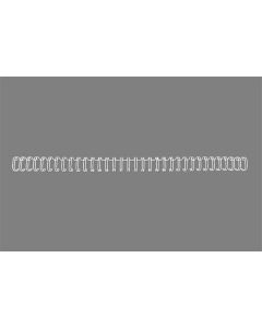 Hřbet „WireBind“, bílý, drátový, 3:1, 6 mm, 55 listů, GBC