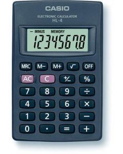 Kalkulačka kapesní, 8místný displej, CASIO "HL-4T"