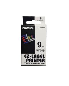 Páska, 6 mm x 8 m, CASIO, bílá-černá