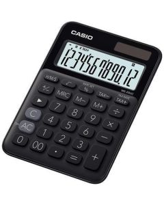 Kalkulačka stolní "MS 20UC", černá, 12místný displej, CASIO MS 20 UC BK
