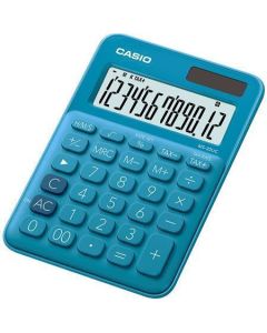 Kalkulačka "MS 20 UC", modrá, stolní, 12 místný displej, CASIO