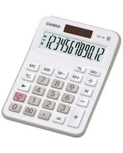 Kalkulačka stolní "MX 12WE", bílá, 12místný displej, CASIO MX 12 WE