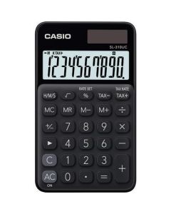 Kalkulačka kapesní "SL 310", černá, 10místný displej, CASIO SL 310 UC BK