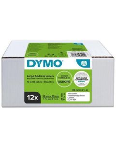 Etikety, odolné, k tiskárnám LW, 89x36 mm, 260 ks, DYMO