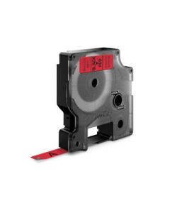 Páska, 9 mm x 7 m, DYMO "D1", červená-černá